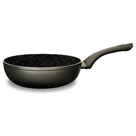 Sartén profunda Jata SEW28M, con revestimiento antiadherente apto para inducción, de aluminio forjado, 28 cm de diámetro, apta p