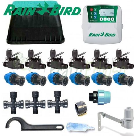 Kit irrigazione Rain Bird a 6 zone 24V