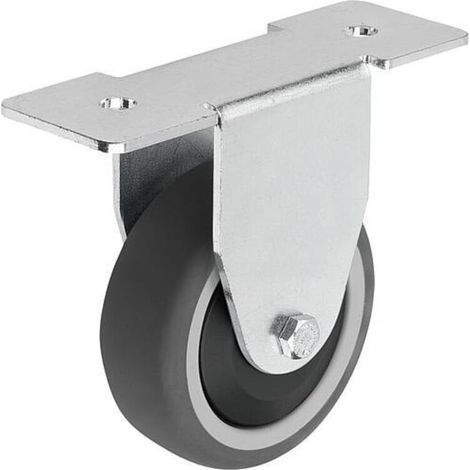KIPP Bockrolle Form A D75 B25 Polyurethan elektrisch leitfähig (1/3)