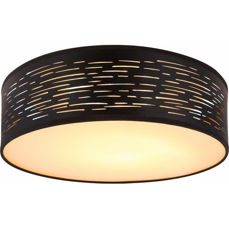 Globo - plafón - Tunno - negro - metal - Ø 38cm - LED - 15342D1 (1/5)