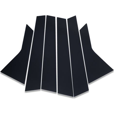 2 Garniture de montant, noir brillant, polycarbonate, autocollant double face, pour Mitsubishi ASX 2013-2020(Q3 : Nouveaux produits pour le mois d'août) (1/5)