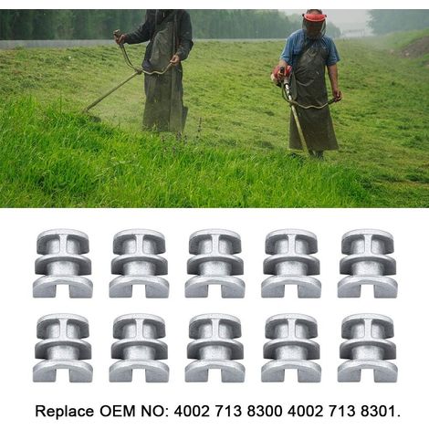 Têtes de Coupe à Oeillets, Lot de 10 Manchons à œillets pour tête de Coupe-Herbe pour STHIL FS90R FS44 FS55 FS80 FS88 FS90 FS106 FS108 FS130 FS56 FS60 FS61 FS62 FS65 FS70 FS74 FS76 FS81 FS83