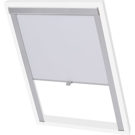 Tenda a Rullo Oscurante Bianca SK08 vidaXL
