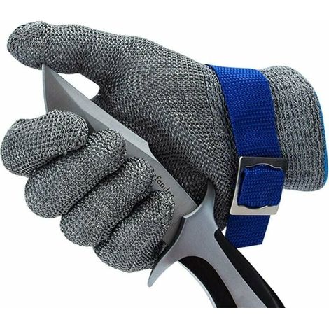 1 gant en acier inoxydable - taille M - longueur totale 23,5 cmGB-09