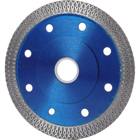Diamant Ultrixe, Ø125x22,23x H10 mm,1,2mm Extra Fin, X-Teeth Turbo Mesh Rim, Disque à Tronçonner Diamant Séparer et Couper pour Céramique, Carrelage, Marbre, Pierre Naturelle (1/5)
