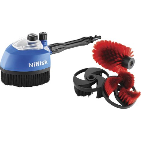 Nilfisk 128470459 Kit Multi Spazzola per Idropulitrici Serie C D E P con Serbatoio Detergente 150 ml colore Nero Blu Rosso (1/5)