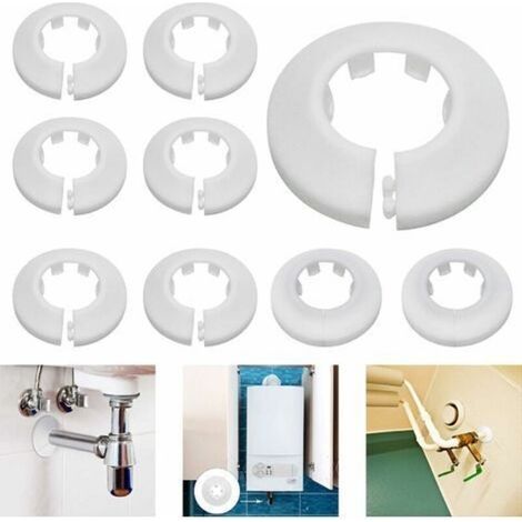 Pipe covers for radiator heating pipes, 10pcs floor/wall hole covers (radiator pipe covers) (1/5)