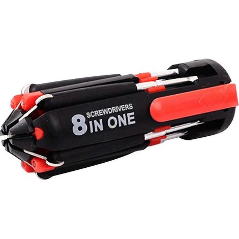 Tournevis 8 en 1, tournevis cruciforme, tournevis avec lumière LED (1/5)