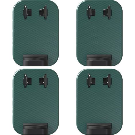 Support pour brosse à dents électrique, lot de 4 supports muraux auto-adhésifs avec boucle de verrouillage réglable pour salle de bain (1/5)