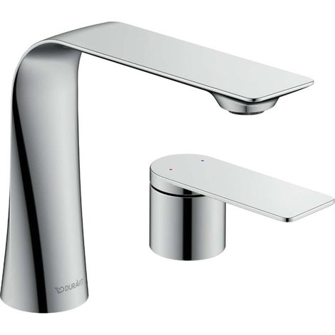 Robinet de lavabo D.1 à 2 trous avec finition chromée (1/2)