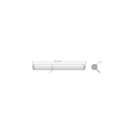 somfy LW25-B44 Innensonnenschutzantrieb, 24VDC, 0,4Nm, 40U/min, 10,8W, 2,5m (1000032)