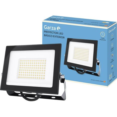 Garza Proyector led negro 75w 6750 lumenes 4000k ip65