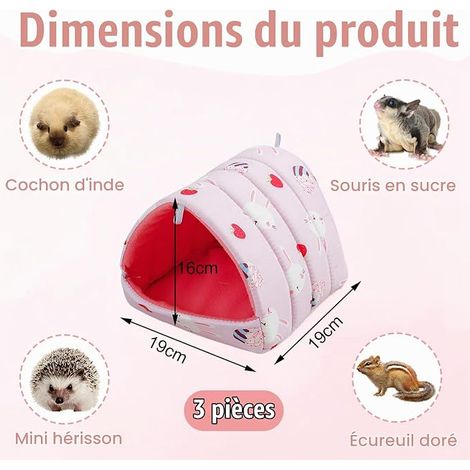House Guinea Pig House Rabbit Cabin Indoor Winter Suitable For Hamsters Guinea Pigs Hedgehogs Etc