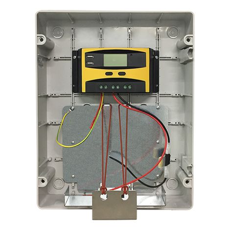 Kit d'alimentation 900SOLEAU pour panneau photovoltaïque pour automatisme de portail et barrière (piles non incluses)