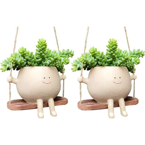 jardinires suspendues exquises en forme de balanoire (1/5)