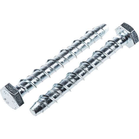 Tire-fond RS PRO, en Acier, 10mm x 75mm ( Prix pour Sachet de 10 )