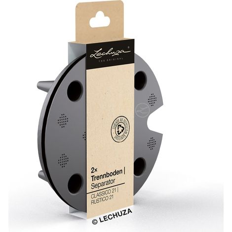 LECHUZA® Ersatzteil 2 Trennböden für CLASSICO 21 & RUSTICO 21 (1/2)