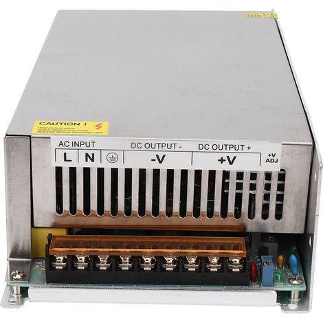 Adaptateur de pilote d'alimentation à découpage, alliage d'aluminium, DC48V, bande lumineuse d'écran LED pour imprimante 3D S-1500-48 (48V/31,3A/1500W), AC170-250V. (1/5)