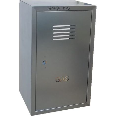 Cassetta gas h 55 x l 30 x p 30cm cassonetto contenitore zincato per contatore