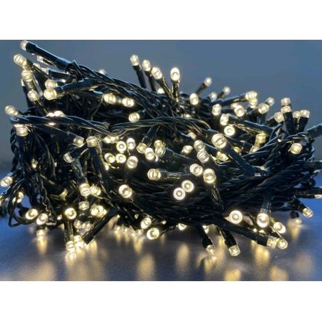 Serie Luci Natale 300 Led Luce Calda Traditional Filo 17 mt Uso Esterno D2199 (1/5)