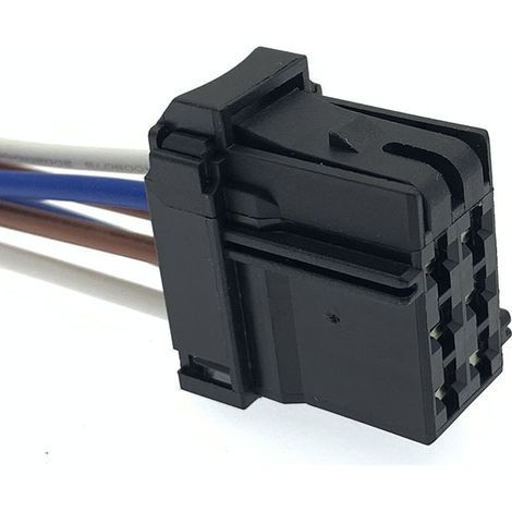 8-968970-1 Kfz-Kabelbaumstecker für den privaten Gebrauch, 6-poliger Kfz-Leistungsverstärkerstecker mit 6-poligen Anschlüssen (1/4)