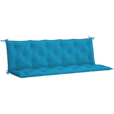 Maison Exclusive - Cuscino per Panca Azzurro 180x(50+50)x7 cm in Tessuto Oxford