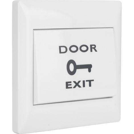 Panneau de commande mural 12-24V à bouton-poussoir de sortie pour système de contrôle d'accès de porte résidentielle (PT)