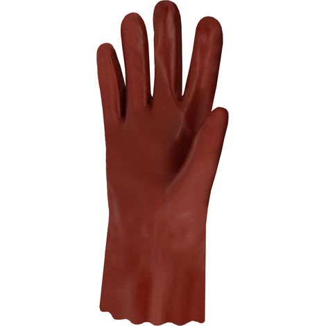 Gants PVC 270 mm protection chimique Simple enduction - SINGER - PVC728 T9 (1/2)