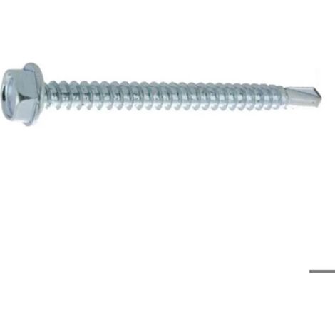 Tornillo ultima din 7504-k autorroscante cabeza hexagonal zincado 6.3 mm 80 mm
