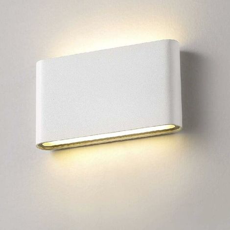 MINKUROW 12W Innen-/Außen-LED-Wandleuchte Aluminium-Außenwandleuchte Wasserdicht IP65