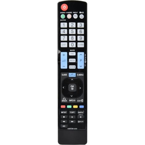 Télécommande universelle compatible avec les téléviseurs LCD – Remplace AKB72914293 – Fonctionne avec LG et autres marques – 43 touches, pile incluse