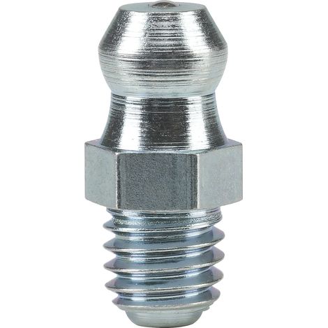 Kegelkopf (Hydraulik) Schmiernippel gerade H1 Gewinde Größe R1/4"