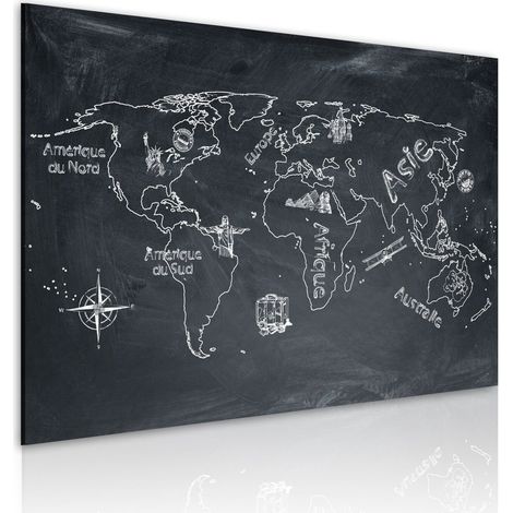 Tableau leçon de géographie - 120 x 80 cm (1/2)