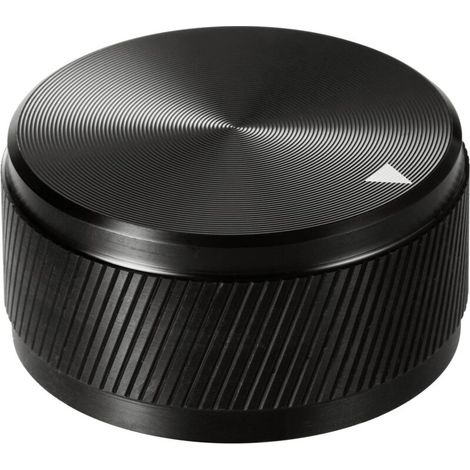 TC-11654300 Tête de bouton rotatif avec marquage noir (Ø x H) 34 mm x 17 mm aluminium 1 pc(s) R923432 (1/4)