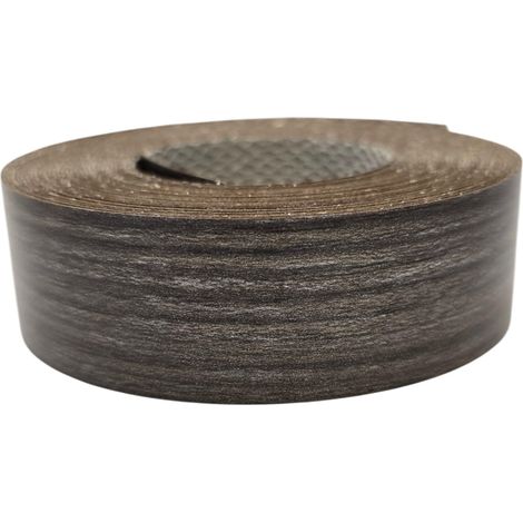 1x Bande de Chant Thermocollant 21mm x 5m Epaisseur 0,50mm Mélaminé Facile à Appliquer Bricolage Étagère Meuble Panneau Bois Durable, Chêne Dublin (1/3)