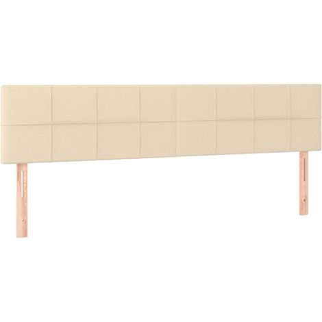 Maison Exclusive - Testiera Crema 200x5x78/88 cm in Tessuto