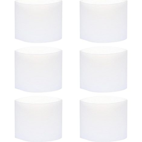 Set of 9 Silicone Cup Covers, Non-Slip Cup Cuffs for Coffee Cups and Glass Mugs, Heat Resistant Cup Lids for Secure Hold for Coffee Tea at Home (1/5)