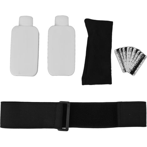 Kit de test d'urine complet grande capacité avec sangle jambe, poche Oxford isolée, 2 bouteilles et 10 bandelettes de température. Idéal pour usage domestique et voyages. (1/5)