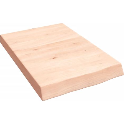 Étagère murale 40x60x(2-6) cm bois de chêne massif non traité (1/5)
