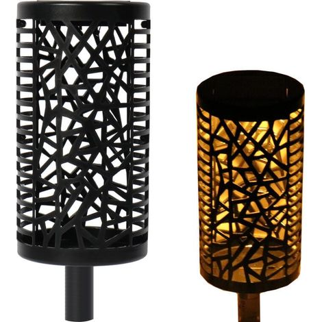 Lampada decorativa da giardino a energia solare con batteria e sensore crepuscolare (1/5)