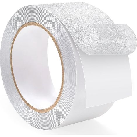 Ruban Antidérapante Adhésive, 5cm x 5m Bande Antidérapante Escalier, Transparent Imperméable Sécurité Ruban Autocollant Solide pour Escaliers, Échelles, Sol, Intérieur Extérieur (1/5)
