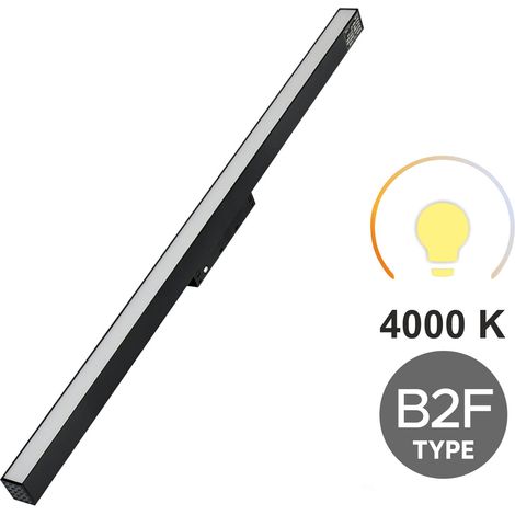 Faretto lineare Flood 20W 4000K Neutro Tipo B2F per binari magnetici SMART TRACK 48VDC (1/5)