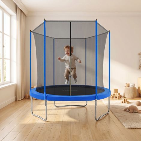 Ensemble complet de trampoline de jardin
Tout l&39équipement comprend et est équipé d&39outils d&39assemblage pour une installation facile.
Robuste
Le cadre du trampoline est en acier galvanisé, qui