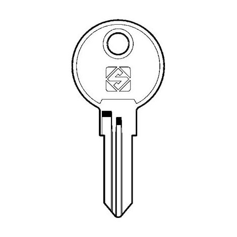 CHIAVE PIATTA ABUS AB43R SILCA - ACCIAIO NICHELATO- 10 pezzi
