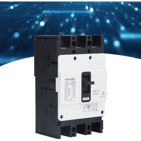 Interrupteur de protection de batterie triphasé HGM 125L 125A, disjoncteur à boîtier moulé (MCCB) (1/5)