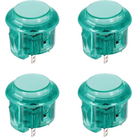 4 Boutons LED Arcade (24mm) 5A 12/24V Bouton Lumineux Vert (1/5)