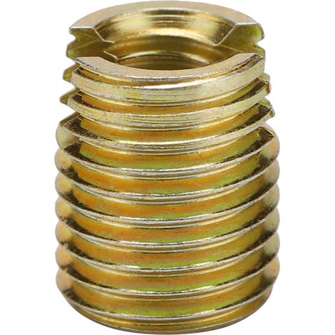 20 Pièces Insert Fileté Auto-Taraudeur Acier Carbone 302 (Intérieur M12x1.75 Extérieur M16x1.5) (1/5)