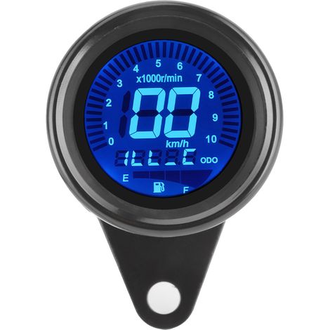 Universeller 12V Motorrad-Multifunktions-Tachometer mit Digitalanzeige
