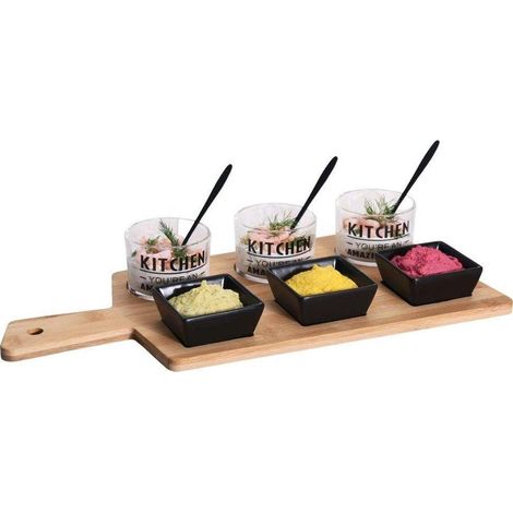 Set di vassoi per antipasti tapas, 37 cm, 10 pezzi. (1/3)