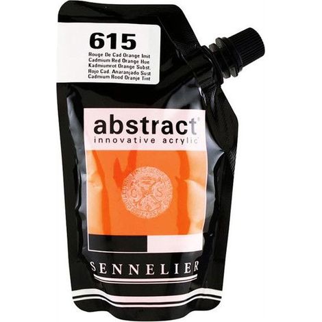 Peinture acrylique en sachet - Rouge cadmium orange - 500ml - Sennelier (1/2)